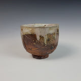 Wood Fired Textured Bowl with Ash Glaze #01