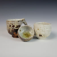 Wood Fired Textured Mug with Ash Glaze #02