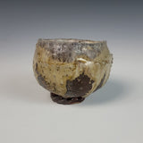 Wood Fired Textured Cup with Ash Glaze #01