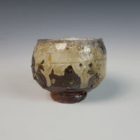 Wood Fired Textured Cup with Ash Glaze #01