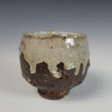 Wood Fired Textured Cup with Ash Glaze #21