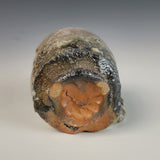 Wood Fired Textured Mug with Ash Glaze #06